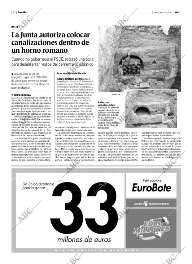 ABC SEVILLA 09-02-2005 página 22