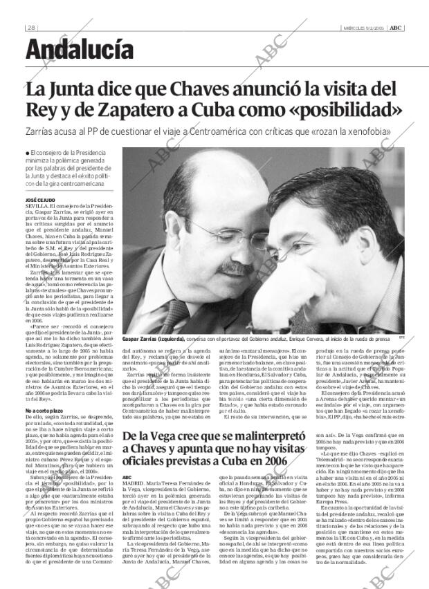 ABC SEVILLA 09-02-2005 página 28