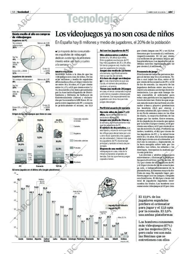 ABC SEVILLA 09-02-2005 página 58
