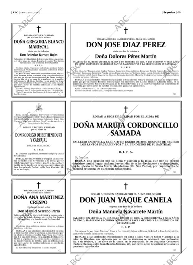 ABC SEVILLA 09-02-2005 página 69