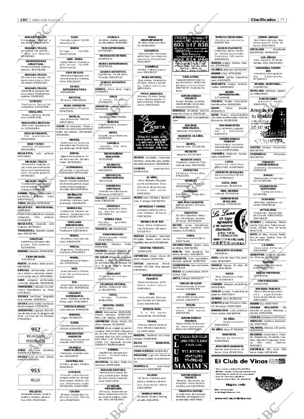 ABC SEVILLA 09-02-2005 página 77