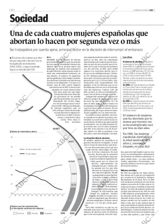 ABC MADRID 10-02-2005 página 52
