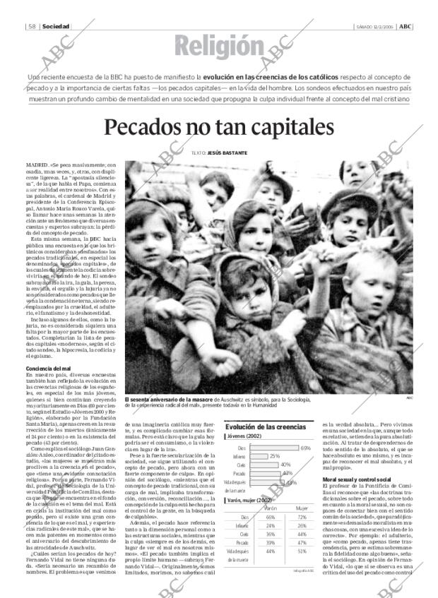 ABC MADRID 12-02-2005 página 58