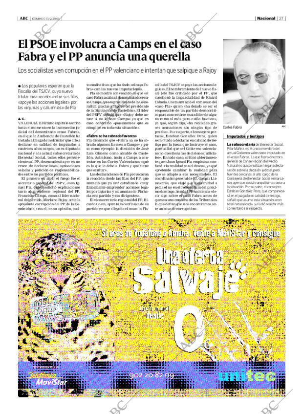 ABC MADRID 13-02-2005 página 27