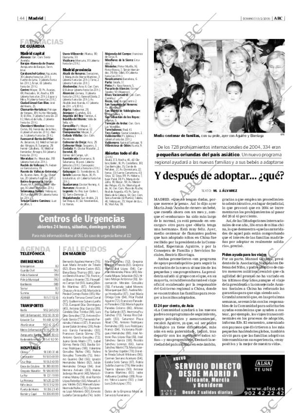 ABC MADRID 13-02-2005 página 44