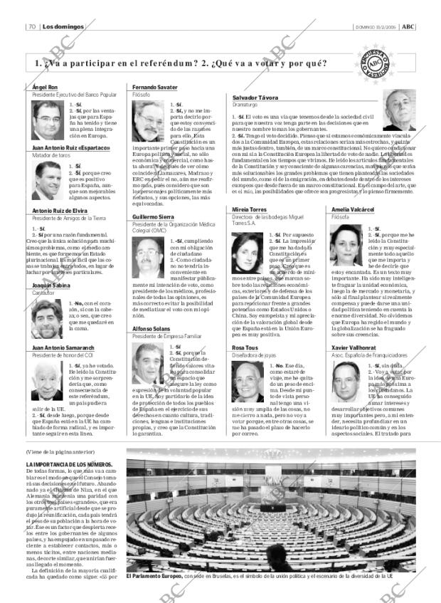 ABC MADRID 13-02-2005 página 70