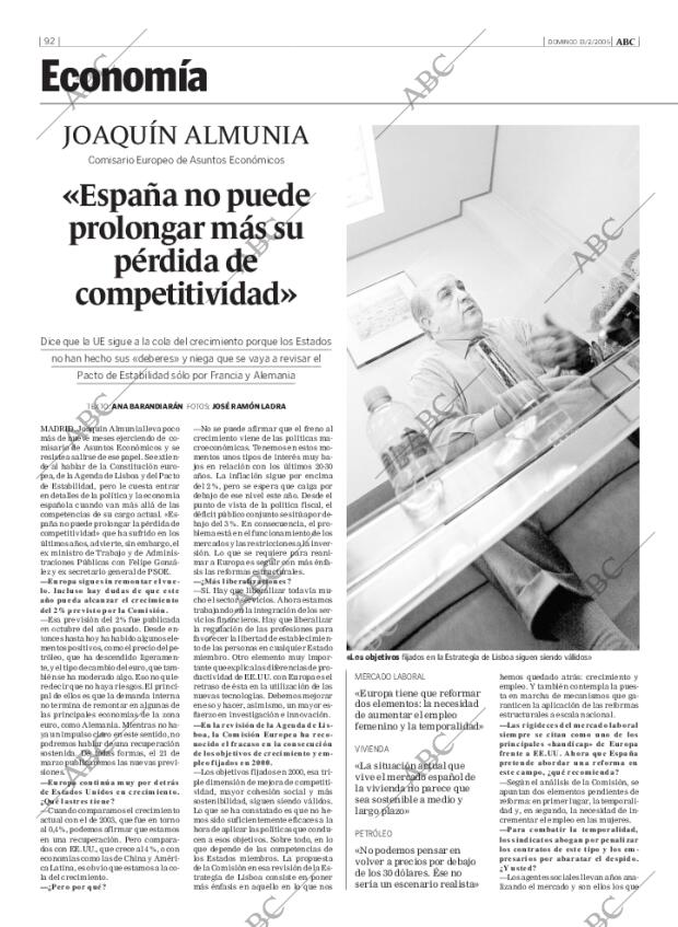ABC MADRID 13-02-2005 página 92