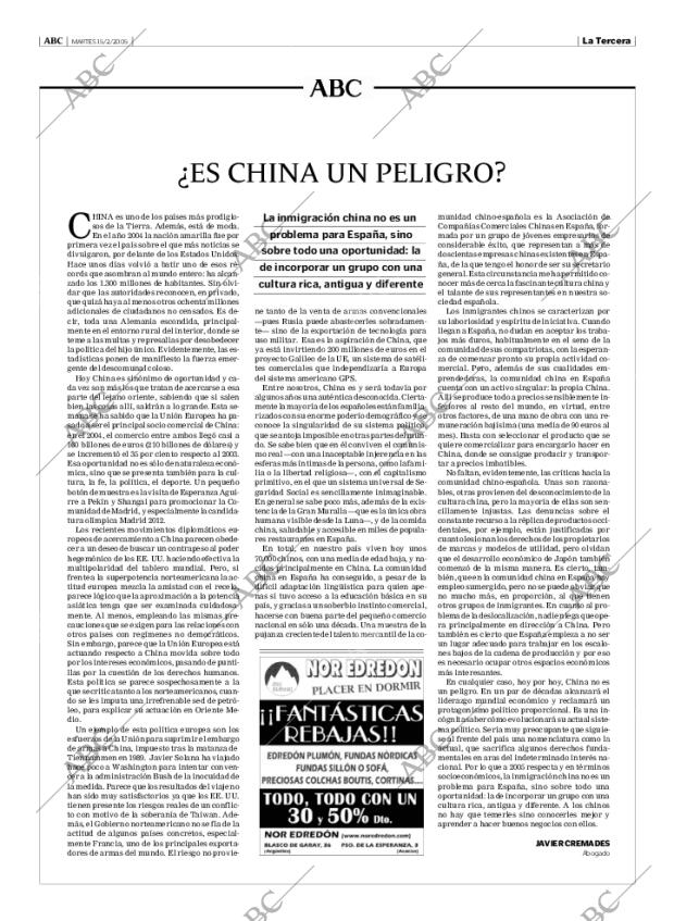 ABC MADRID 15-02-2005 página 3