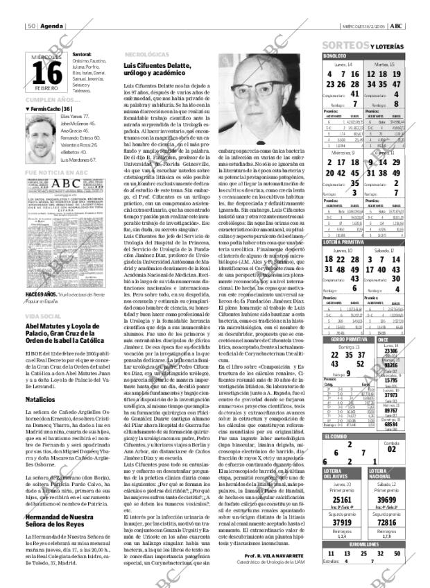 ABC MADRID 16-02-2005 página 50