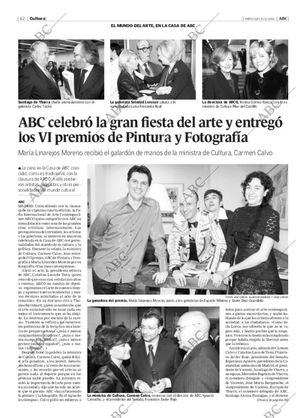 ABC MADRID 16-02-2005 página 62