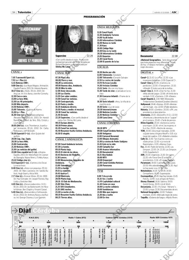 ABC CORDOBA 17-02-2005 página 94