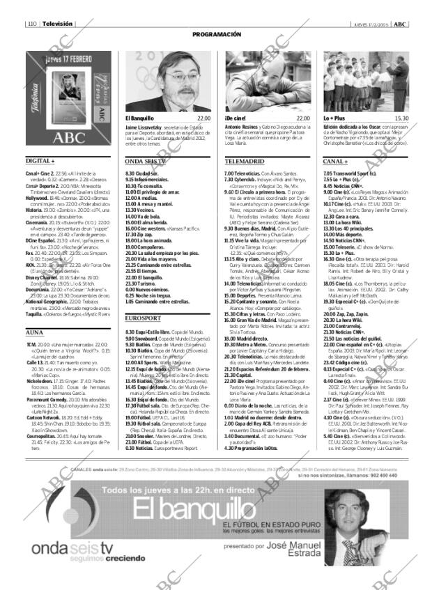 ABC MADRID 17-02-2005 página 110