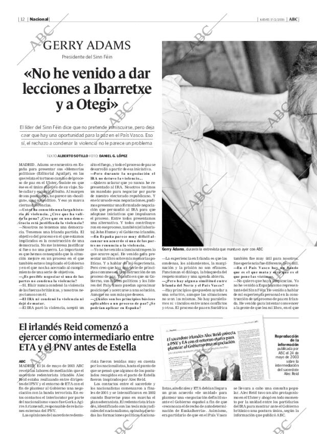 ABC MADRID 17-02-2005 página 12