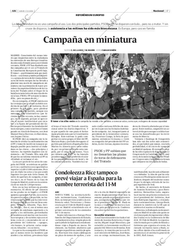 ABC MADRID 17-02-2005 página 17