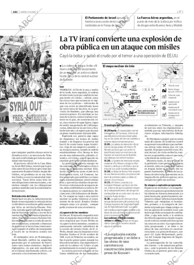 ABC MADRID 17-02-2005 página 27
