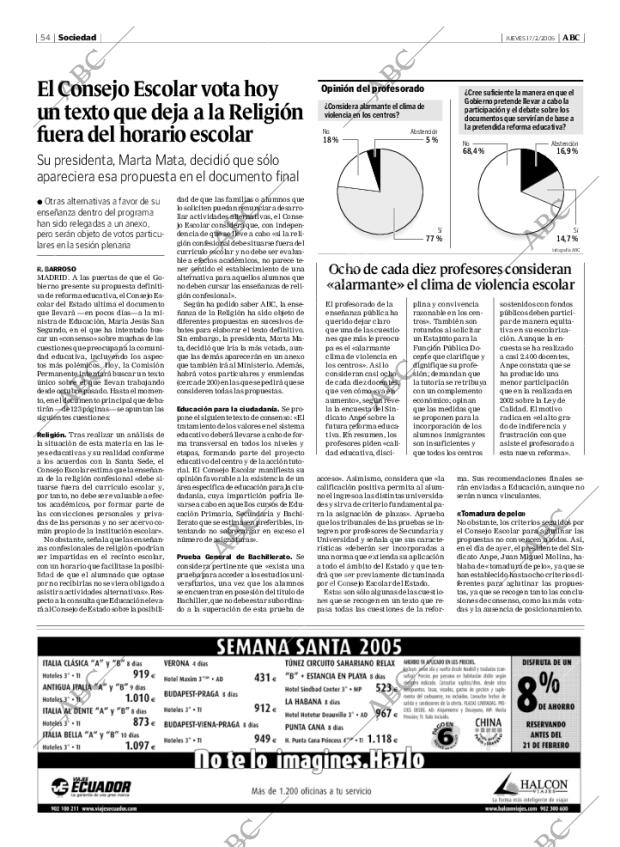 ABC MADRID 17-02-2005 página 54
