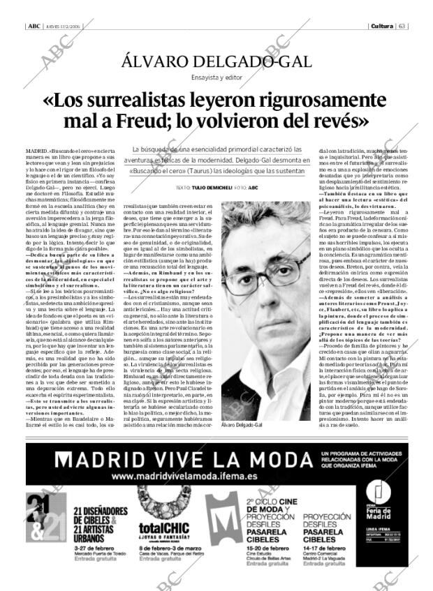 ABC MADRID 17-02-2005 página 63