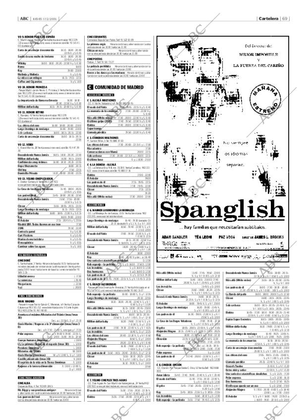 ABC MADRID 17-02-2005 página 69