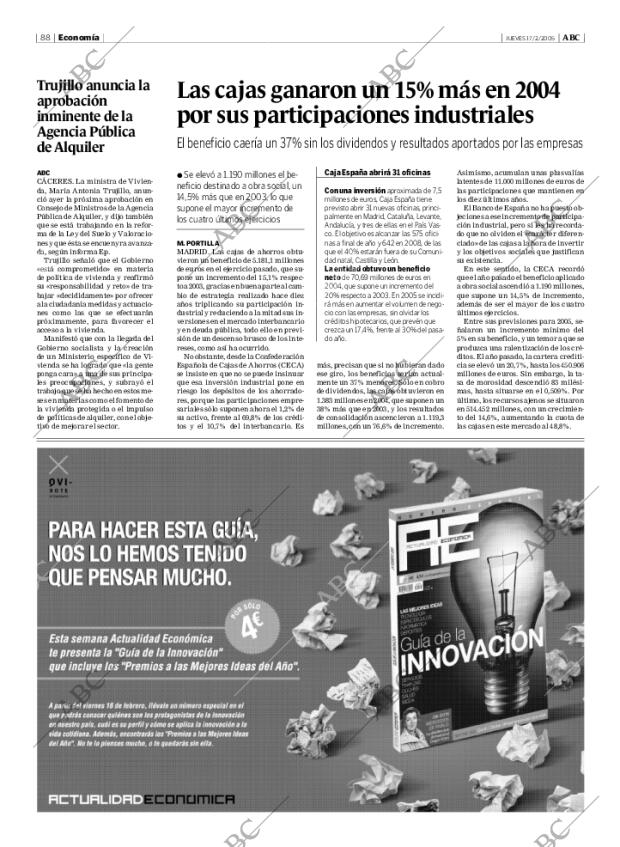ABC MADRID 17-02-2005 página 88
