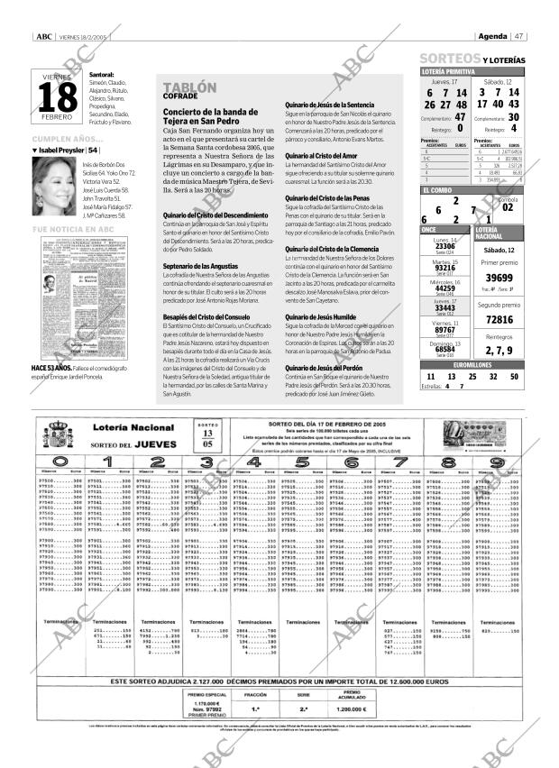 ABC CORDOBA 18-02-2005 página 47