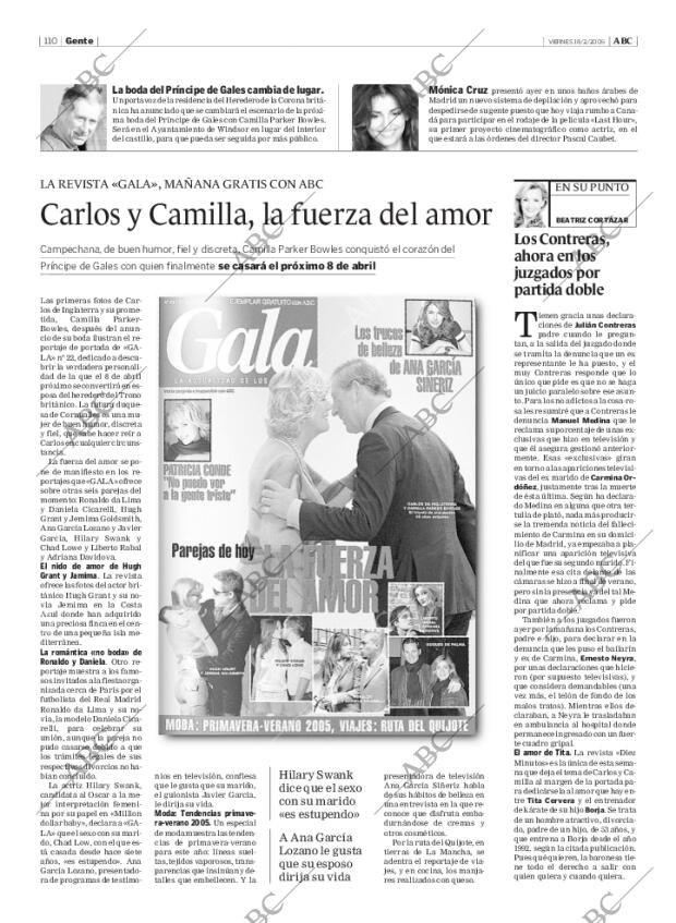 ABC MADRID 18-02-2005 página 110