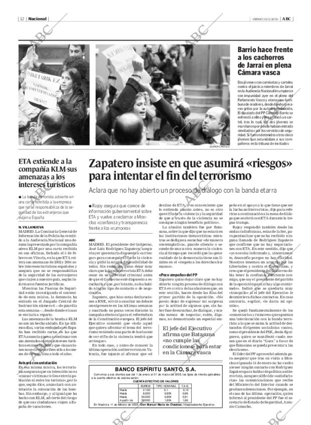 ABC MADRID 18-02-2005 página 12