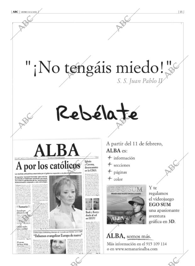 ABC MADRID 18-02-2005 página 15