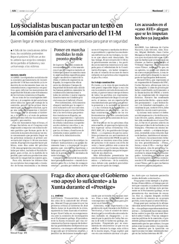 ABC MADRID 18-02-2005 página 17