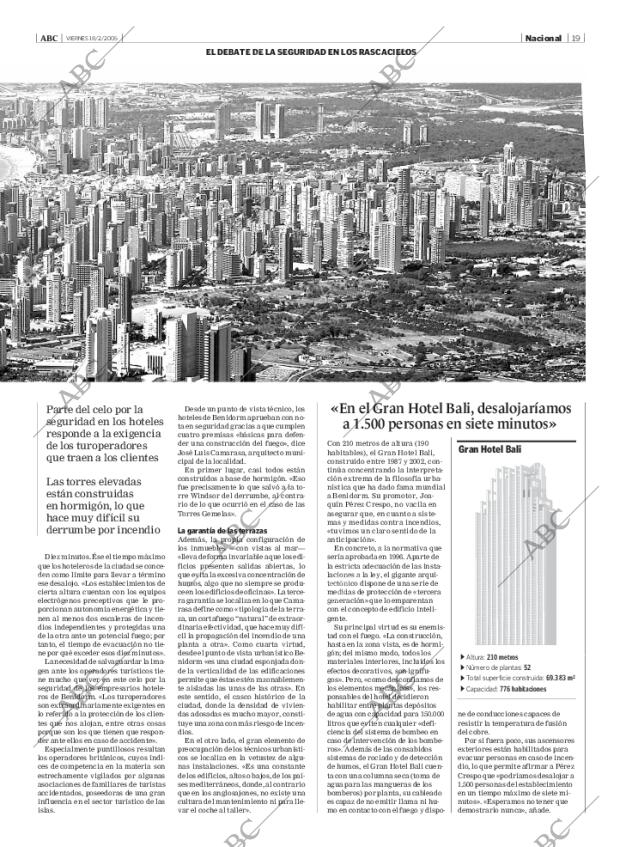 ABC MADRID 18-02-2005 página 19