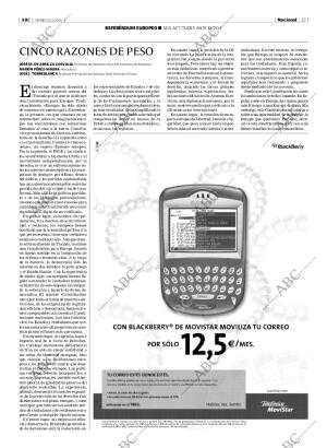 ABC MADRID 18-02-2005 página 23