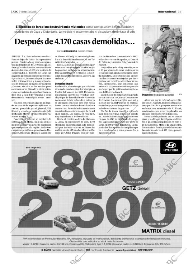 ABC MADRID 18-02-2005 página 31