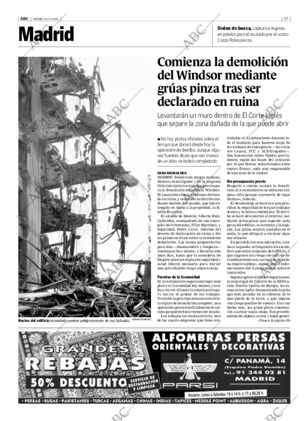 ABC MADRID 18-02-2005 página 37