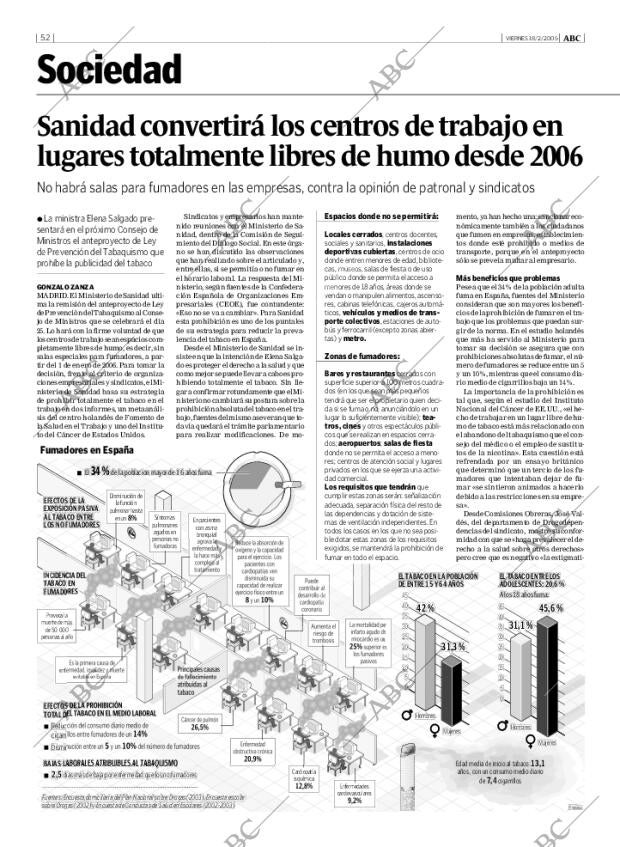 ABC MADRID 18-02-2005 página 52