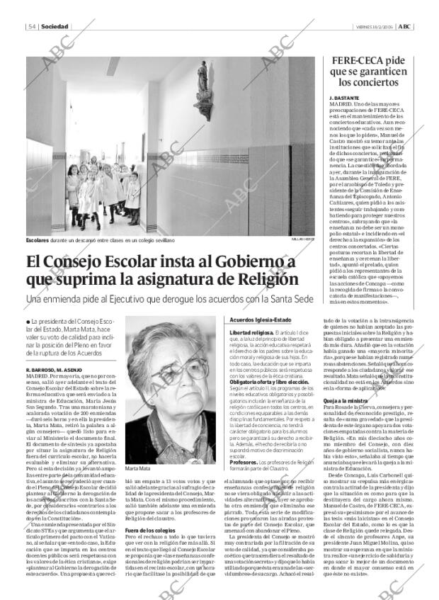 ABC MADRID 18-02-2005 página 54