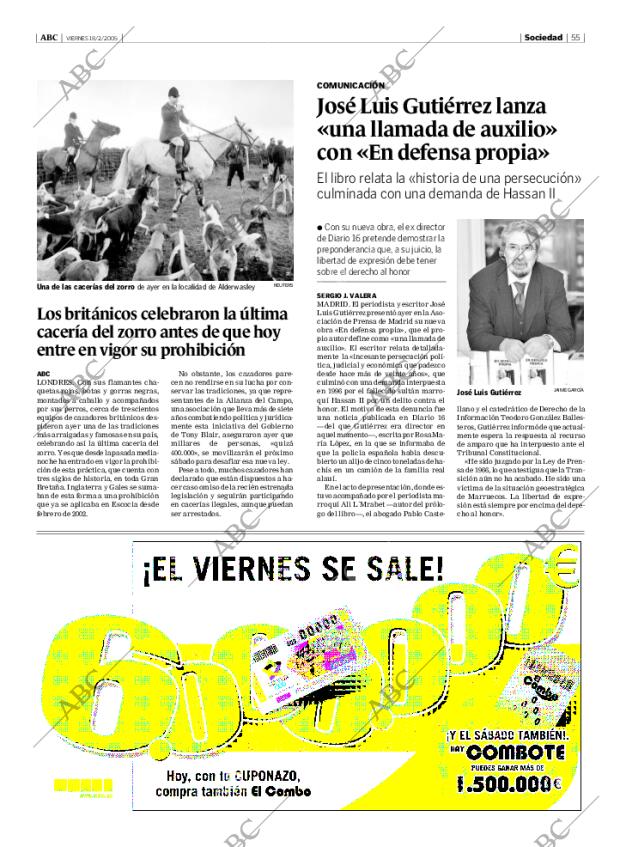 ABC MADRID 18-02-2005 página 55
