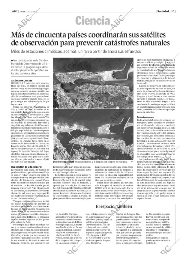 ABC MADRID 18-02-2005 página 57