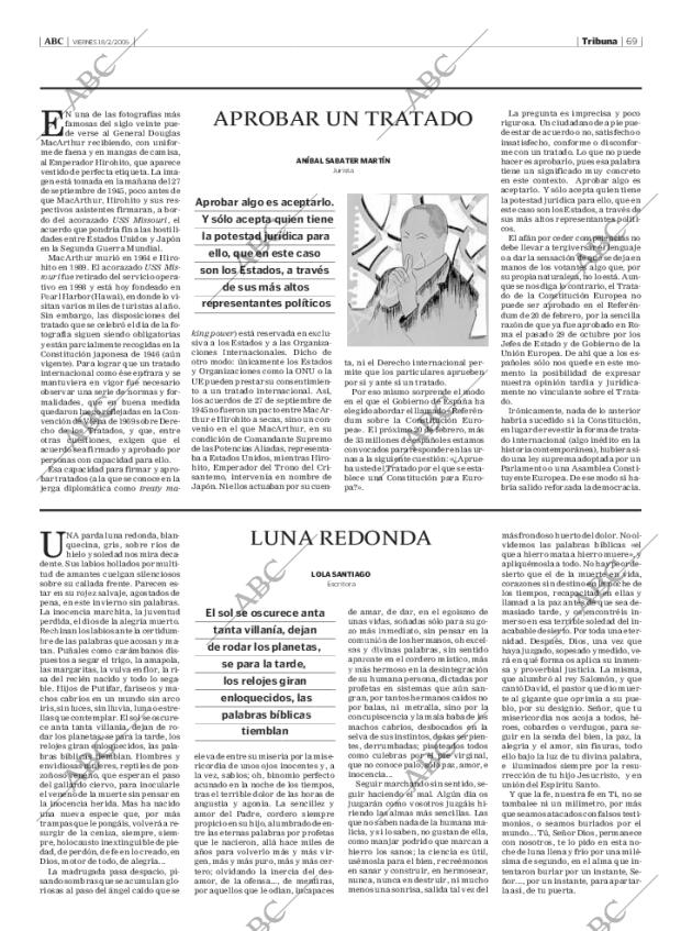 ABC MADRID 18-02-2005 página 69