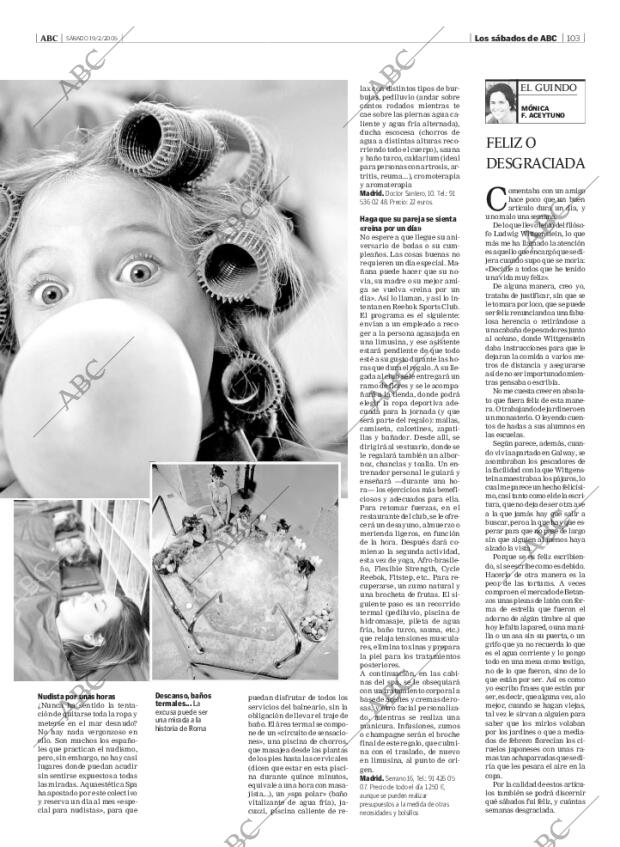 ABC MADRID 19-02-2005 página 103
