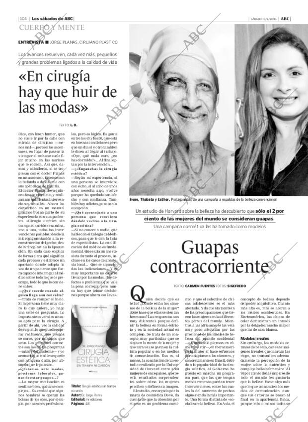 ABC MADRID 19-02-2005 página 104