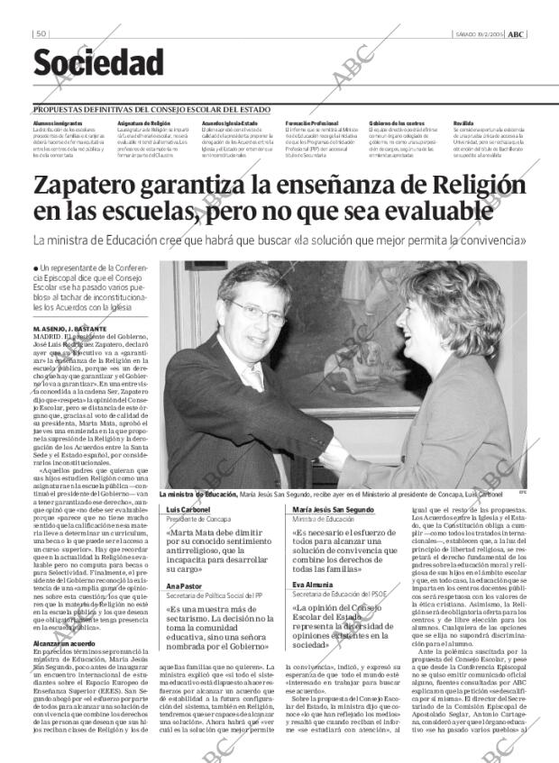 ABC MADRID 19-02-2005 página 50