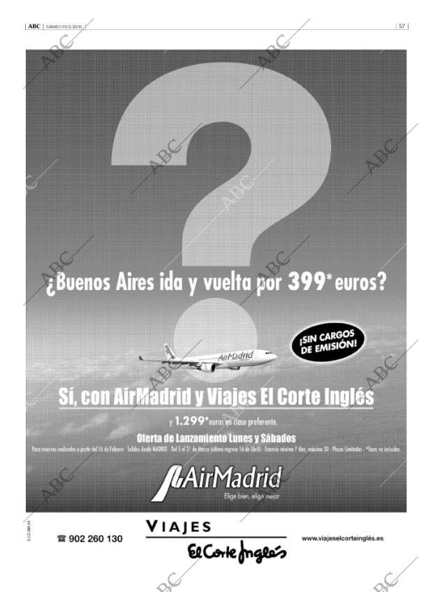 ABC MADRID 19-02-2005 página 57