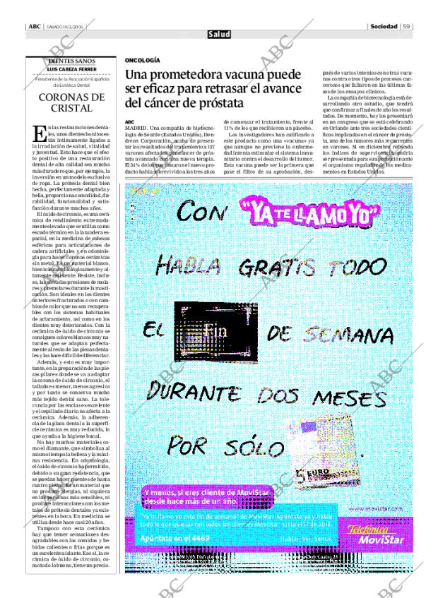 ABC MADRID 19-02-2005 página 59