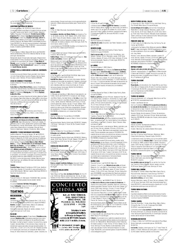 ABC MADRID 19-02-2005 página 72