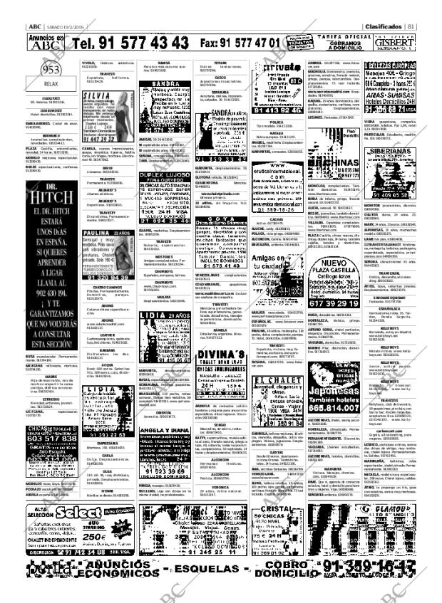 ABC MADRID 19-02-2005 página 81