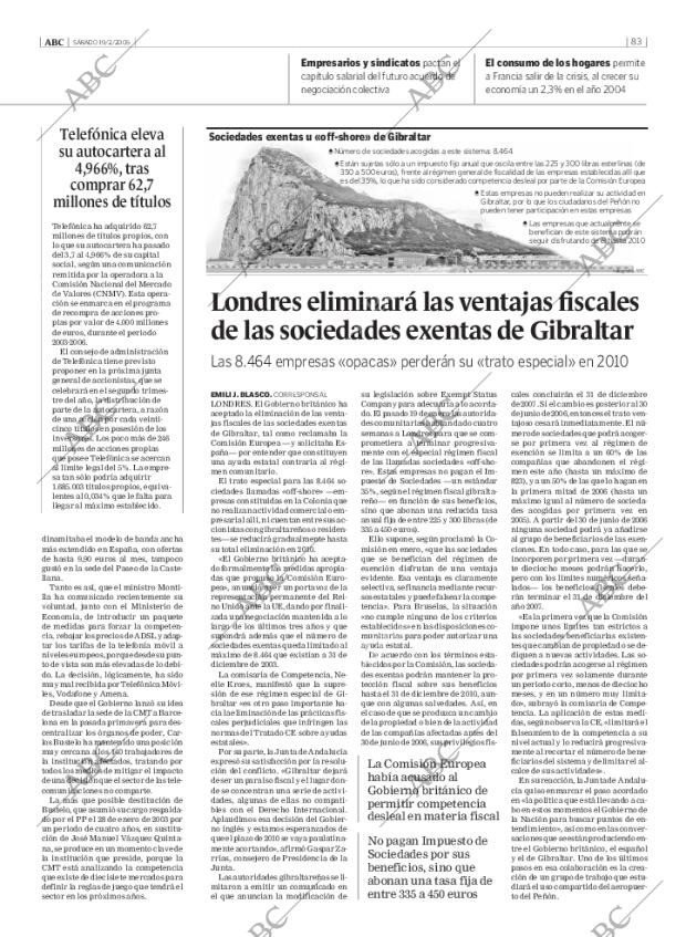 ABC MADRID 19-02-2005 página 83