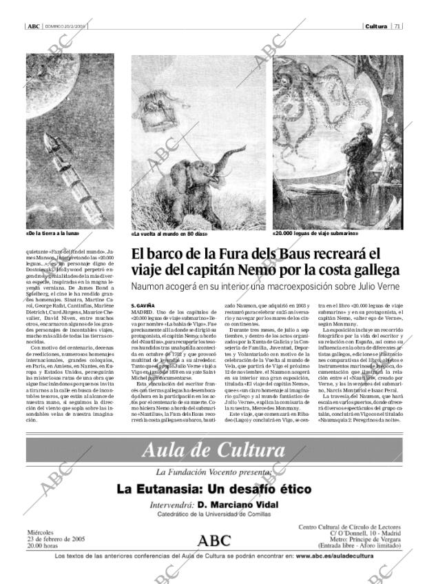 ABC MADRID 20-02-2005 página 71