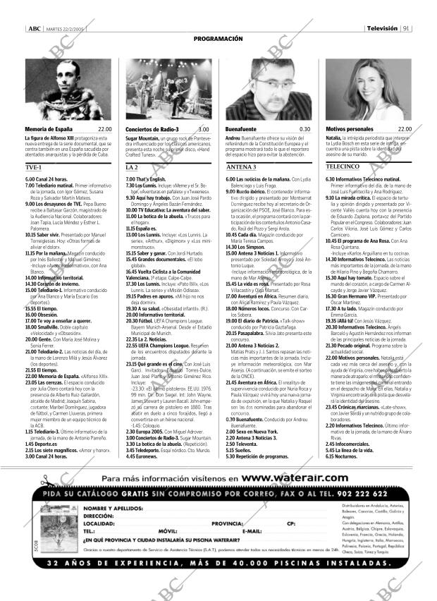 ABC CORDOBA 22-02-2005 página 91