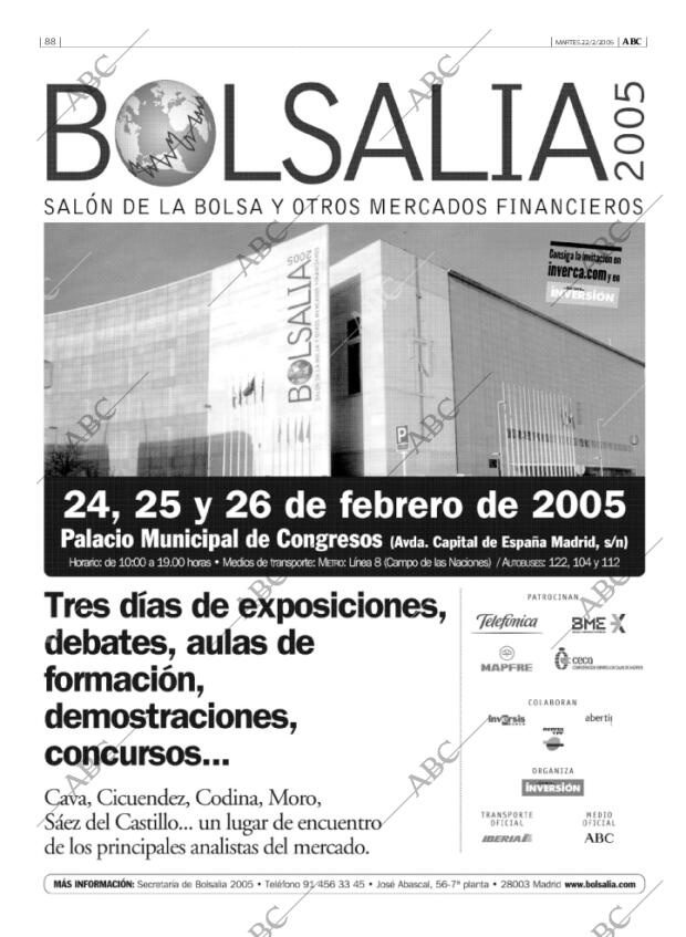 ABC MADRID 22-02-2005 página 88