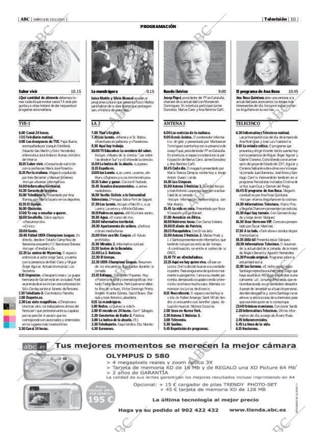 ABC MADRID 23-02-2005 página 111