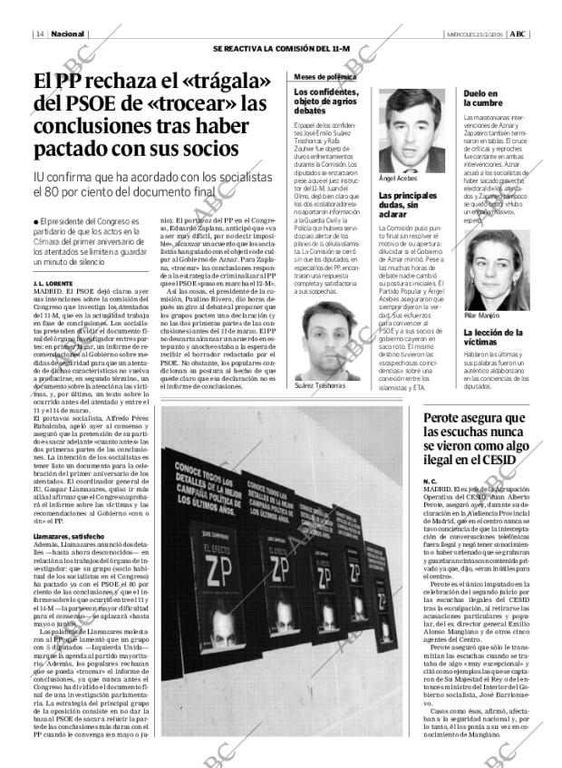 ABC MADRID 23-02-2005 página 14